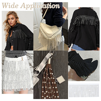 2Yards Velvet Tassel Fringe Trimming SRIB-PH0001-89B-1
