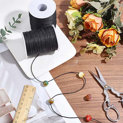 2 Rolls Waxed Cotton Thread Cords YC-PA0001-03-1