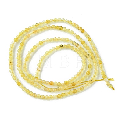 Natural Yellow Opal Beads Strands G-F748-T01-1