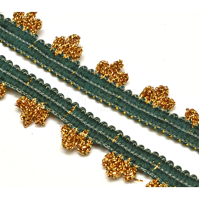 Lace Trim Nylon Ribbon for Jewelry Making ORIB-L005-52-1