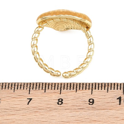 Brass Cuff Open Rings KK-CBA960E-13B-G-1