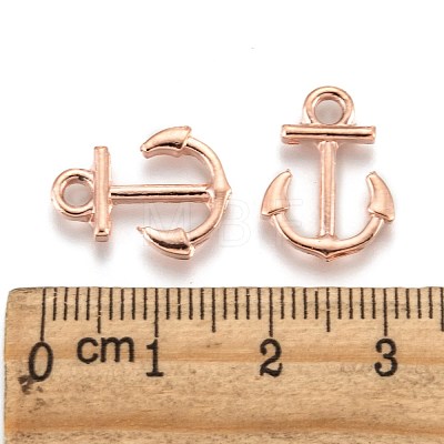 Anchor Brass Pendants ZIRC-F022-64-1