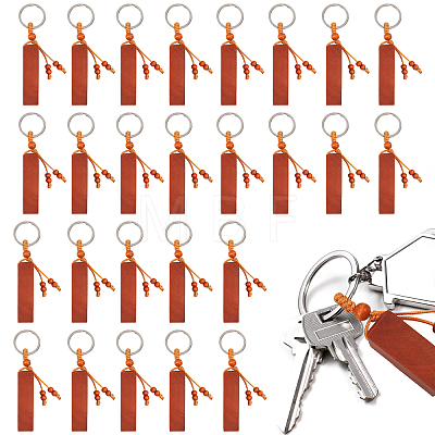 26Pcs Iron Key Ring Keychain AJEW-CA0003-19-1