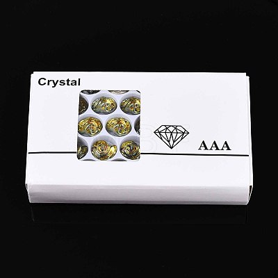 140Pcs Electroplate Glass Charms EGLA-T029-05C-1