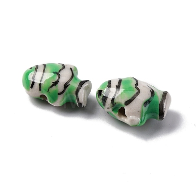 Handmade Porcelain Beads PORC-R002-01A-1