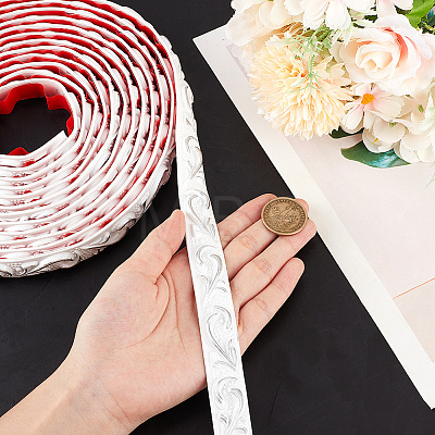 1 Roll PVC Self-Adhesive Flexible Molding Trim FIND-CP0002-10C-1