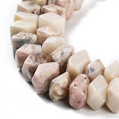 Natural Pink Opal Beads Strands G-D091-A01-1