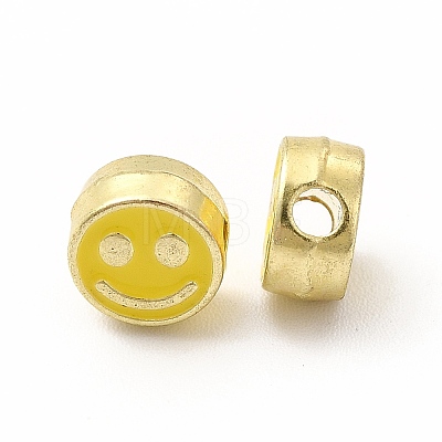 Rack Plating Alloy Enamel Beads FIND-G051-01LG-02-1