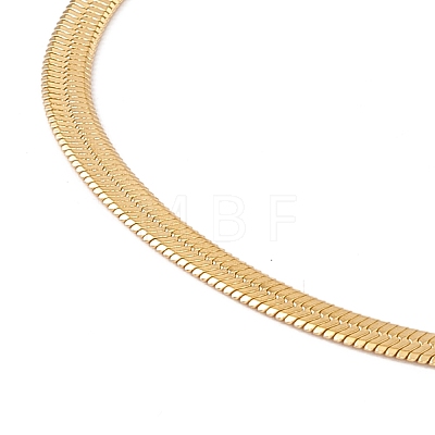 304 Stainless Steel Herringbone Chains Bracelet for Men Women BJEW-D450-01G-03-1