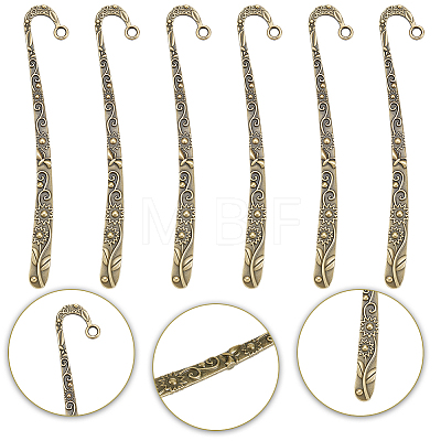 12Pcs Alloy Hair Sticks MRMJ-SC0001-66A-1