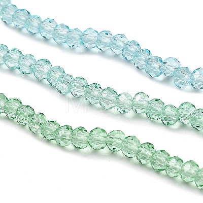 Transparent Painted Glass Beads Strands DGLA-A034-T1mm-A16-1