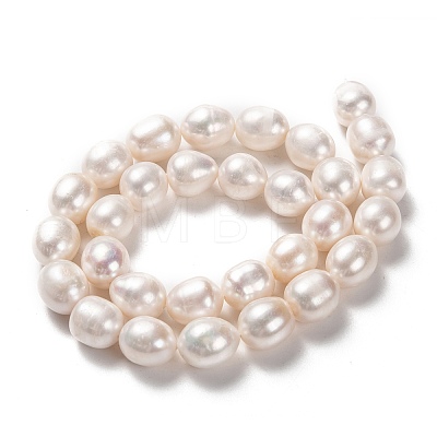 Natural Cultured Freshwater Pearl Beads Strands PEAR-L033-89-01-1
