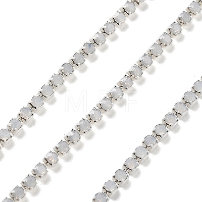 Iron Rhinestone Glass Cup Chain CH-U001-01G-1