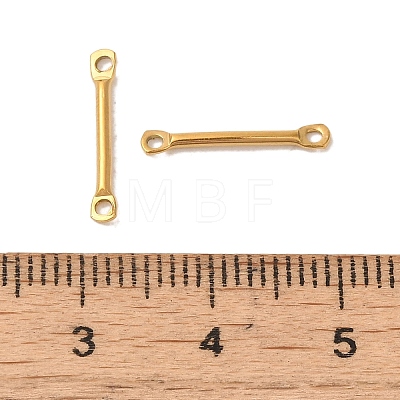 Ion Plating(IP) 304 Stainless Steel Connector Charms X-STAS-Q323-06B-G-1