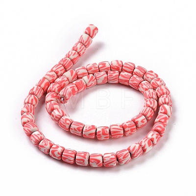 Handmade Polyester Clay Beads Strand CLAY-P001-01B-1