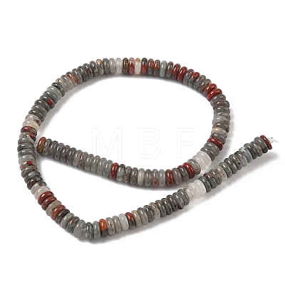 Natural African Bloodstone Beads Strands G-G329-A02-3x8mm-1