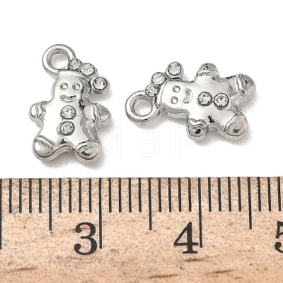 Christmas Alloy Crystal Rhinestone Pendants FIND-L026-01B-P-1