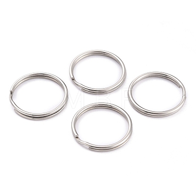 Non-Tarnish 304 Stainless Steel Split Key Rings LS-STAS-H153-02P-1