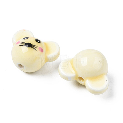 Handmade Porcelain Beads PORC-T007-03B-1