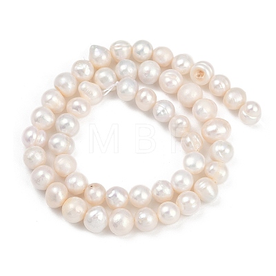 Natural Cultured Freshwater Pearl Beads Strands PEAR-I007-07X-08A-1