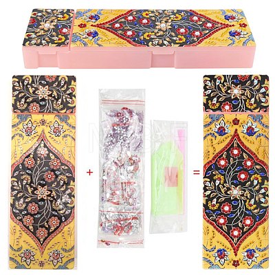 5D DIY Diamond Painting Stickers Kits For ABS Pencil Case Making DIY-F059-29-1