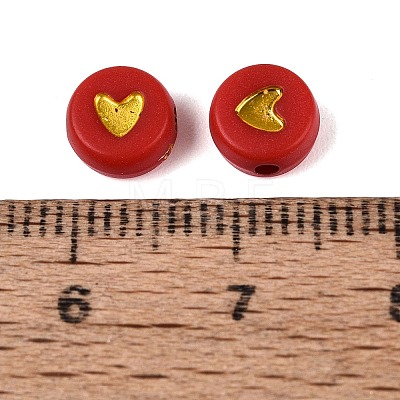 Opaque Acrylic Beads AC-N167-04A-1