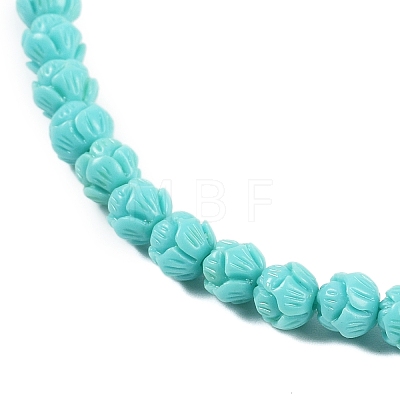 Synthetic Coral Carved Beads Strands CORA-C003-01D-1