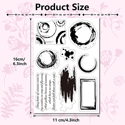 Custom PVC Plastic Clear Stamps DIY-WH0439-0010-1