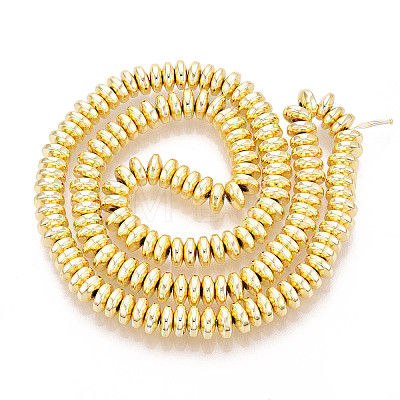 Electroplate Non-magnetic Synthetic Hematite Bead Strands X-G-Q465-11G-1
