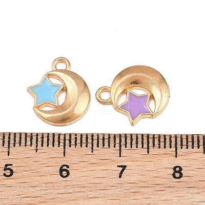 Alloy with Enamel Charms AL-CBA9C31-01G-1