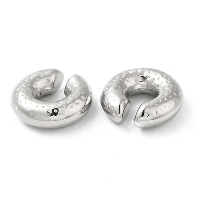 304 Stainless Steel Cuff Earrings EJEW-Z022-01P-1