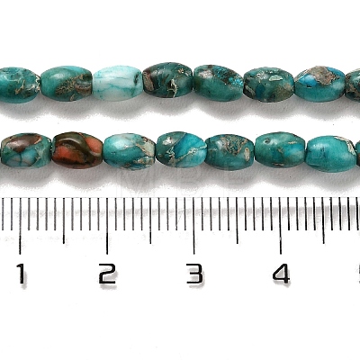 Synthetic Regalite/Imperial Jasper/Sea Sediment Jasper Beads Strands G-F765-J03-01-1