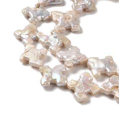 Natural Baroque Pearl Keshi Pearl Beads Strands PEAR-E016-005-1