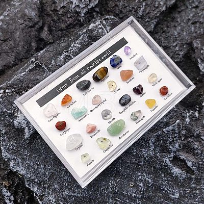 Natural Gemstones Nuggets Collections G-F734-03-1