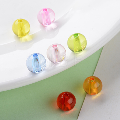 Transparent Acrylic Beads X-MACR-S370-A10mm-1