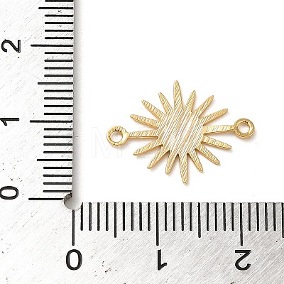 Brass Connector Charms KK-O100-07G-1