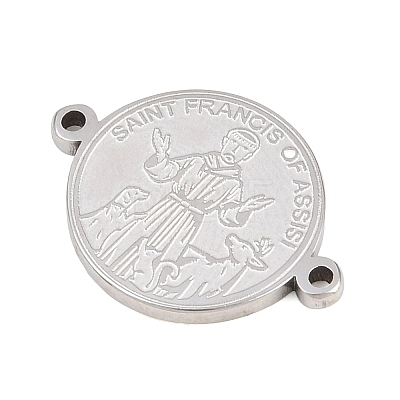 Religion 304 Stainless Steel Connector Charms STAS-I368-03P-02-1