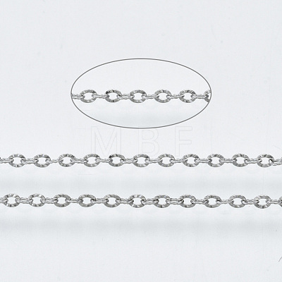 Tarnish Resistant 304 Stainless Steel Chains CHS-S001-12B-P-1