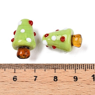 Handmade Lampwork Bumpy Beads LAMP-T022-02A-05-1