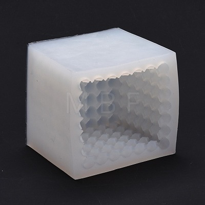 Bubble Cubic DIY Candle Food Grade Silicone Molds DIY-B034-11-1