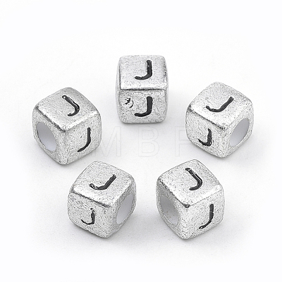 Plated Acrylic Beads PB43C9308-J-1