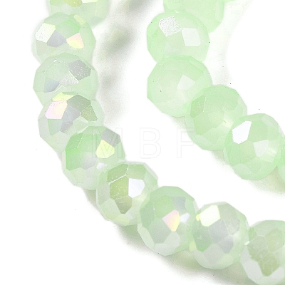 Baking Electroplate Glass Beads Strands LS-DGLA-A039-J10mm-B17-1