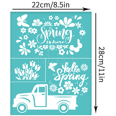 Self-Adhesive Silk Screen Printing Stencil DIY-WH0338-235-1
