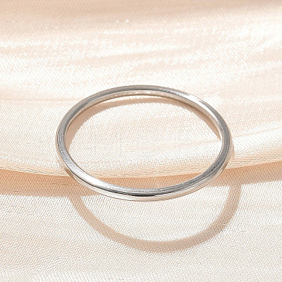 304 Stainless Steel Plain Band Rings STAS-I160-F03-P-1