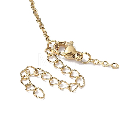 304 Stainless Steel Cable Chain Necklaces NJEW-JN04716-01-1