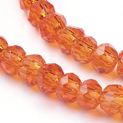 Glass Beads Strands GLAA-F003-B01-1