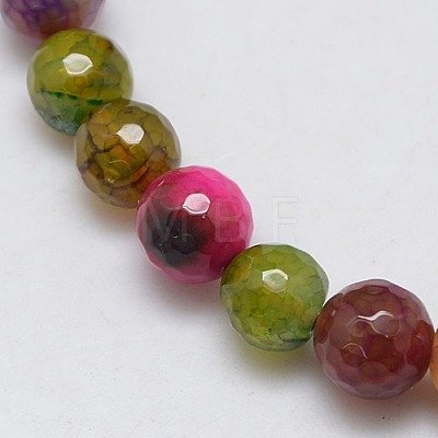 Natural Agate Round Beads Strand G-L084-10mm-19-1