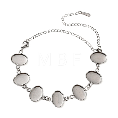 Non-Tarnish 304 Stainless Steel Bracelet Making SA-CBAFBB7-01P-B-1