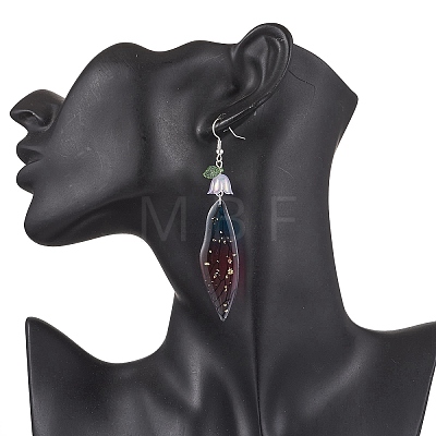 4 Pairs Brass Wing Dangle Earrings EJEW-TA00695-1