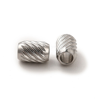 Non-Tarnish 201 Stainless Steel Beads STAS-M089-09P-1